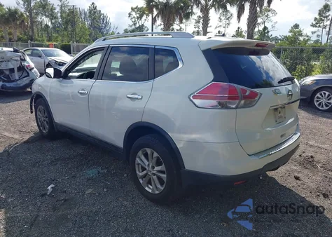 2014 Nissan Rogue Sv z USA, uszkodzony, nr VIN 5N1AT2MTXEC793594